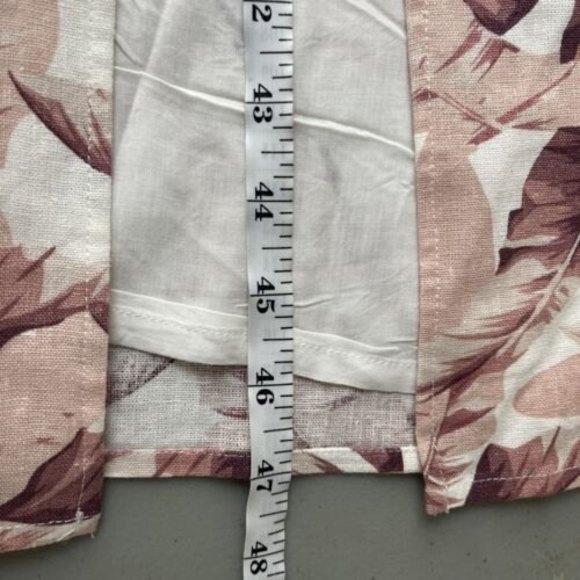 NWT HOUSE OF HARLOW 1960 SMOCKED OFF THE SHOULDER LINEN FLORAL MIDI DRESS - Picture 9 of 10